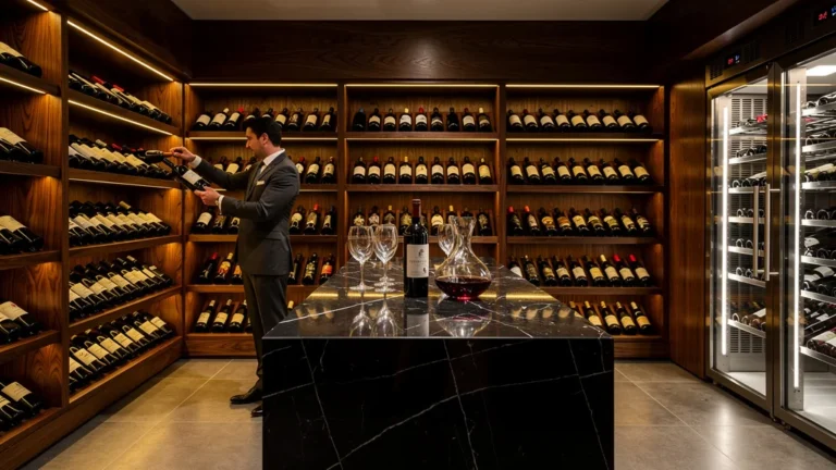 cave a vin sur mesure hôtel